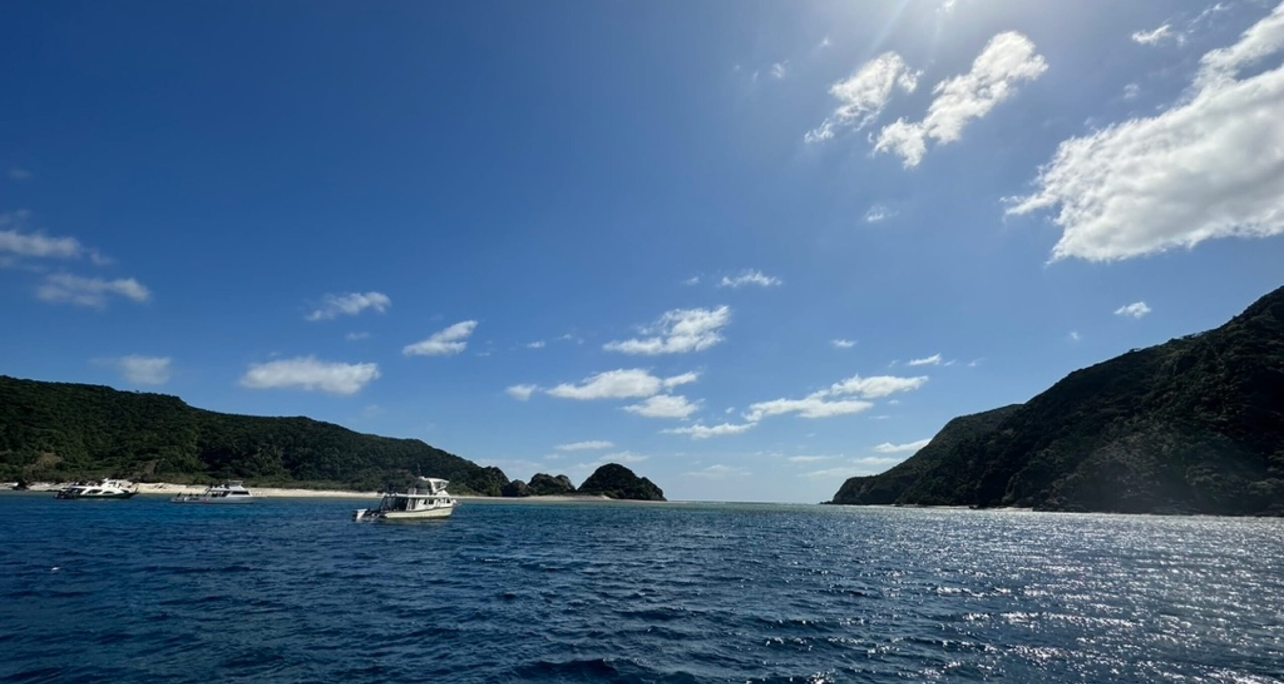 海岸の船の写真