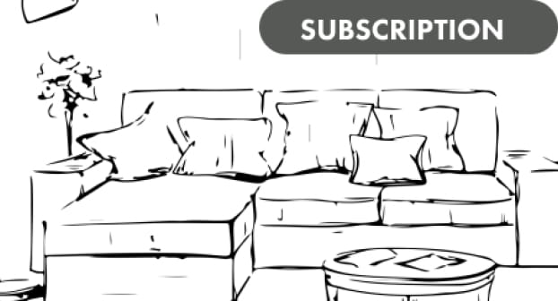 ソファーのイラスト